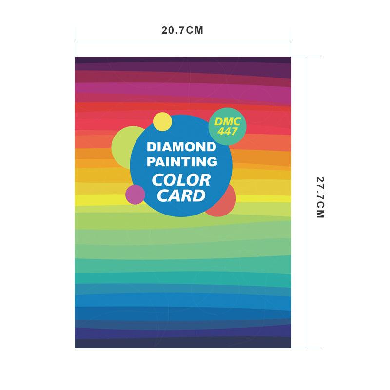 Free 447 DMC Color Comparison Chart - MyCraftsGfit - Free 5D Diamond Painting