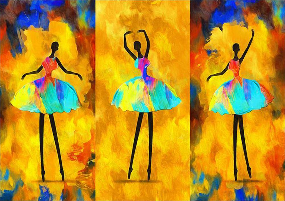Abstract Dancer Free 5D Diamond Painting Kits MyCraftsGfit - Free 5D Diamond Painting mycraftsgift.com