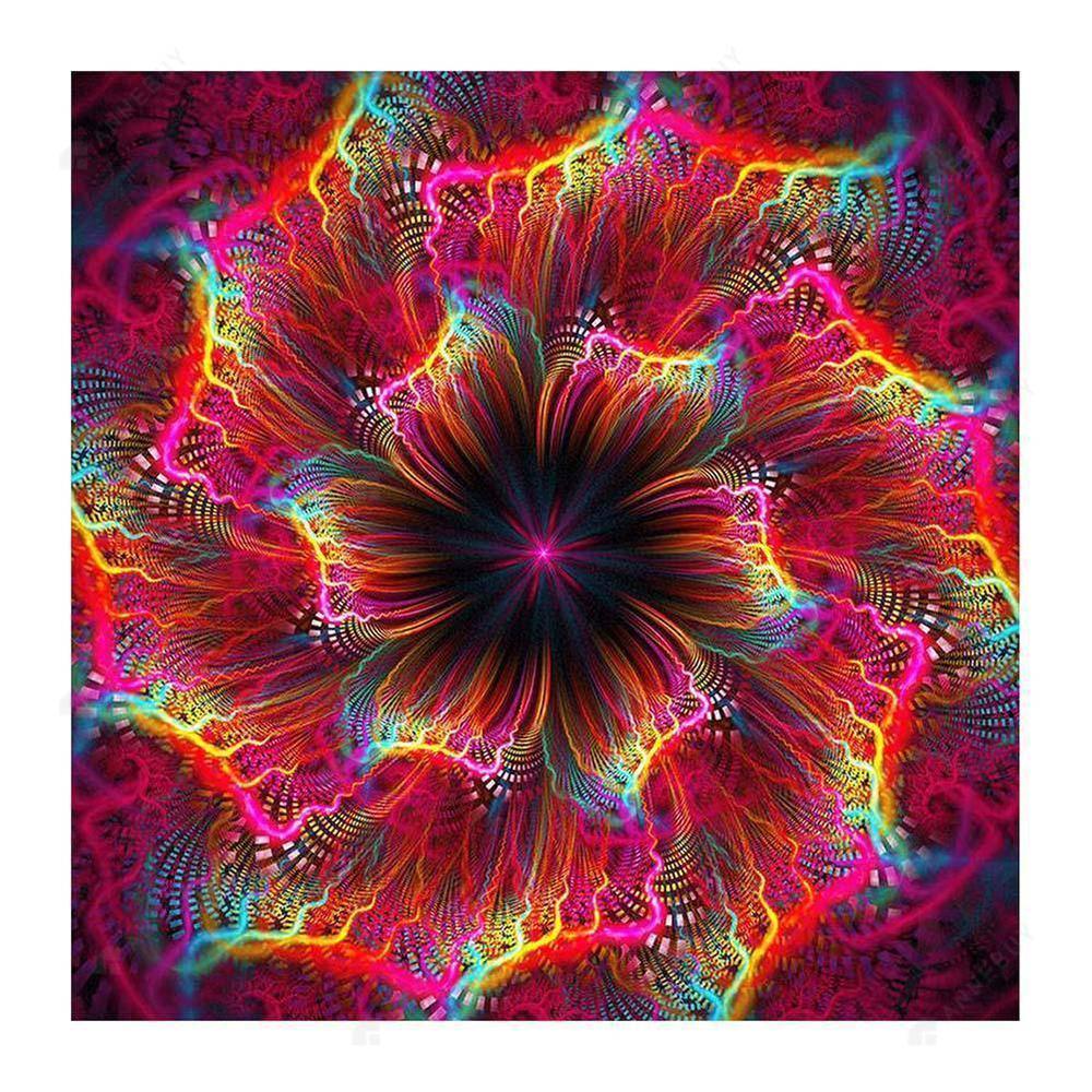 Abstract Flower - MyCraftsGfit - Free 5D Diamond Painting