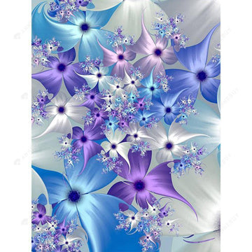 Abstract Flower Free 5D Diamond Painting Kits MyCraftsGfit - Free 5D Diamond Painting mycraftsgift.com