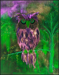 Abstract Owl - MyCraftsGfit - Free 5D Diamond Painting