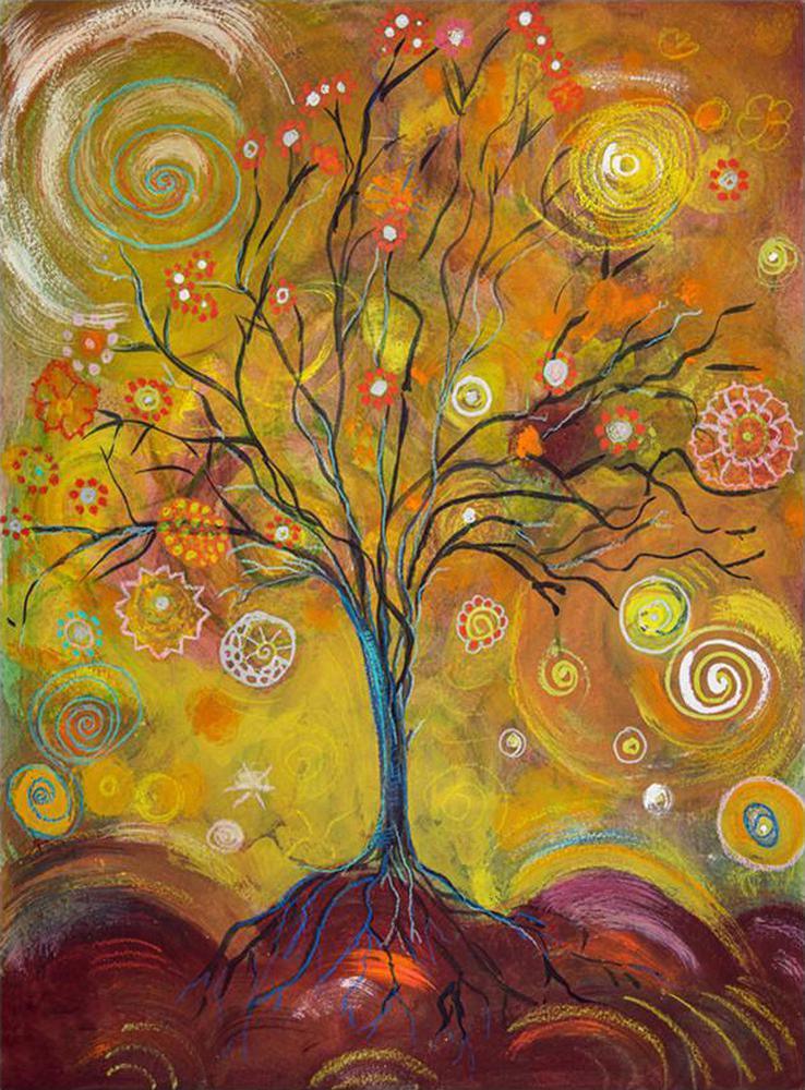 Abstract Tree - MyCraftsGfit - Free 5D Diamond Painting