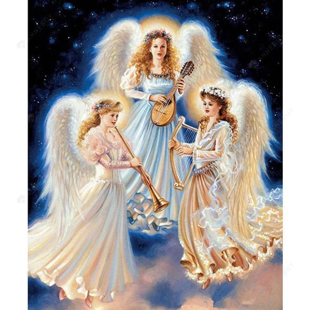 Free Angel Orchestra - MyCraftsGfit - Free 5D Diamond Painting