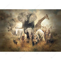 Animals World - MyCraftsGfit - Free 5D Diamond Painting