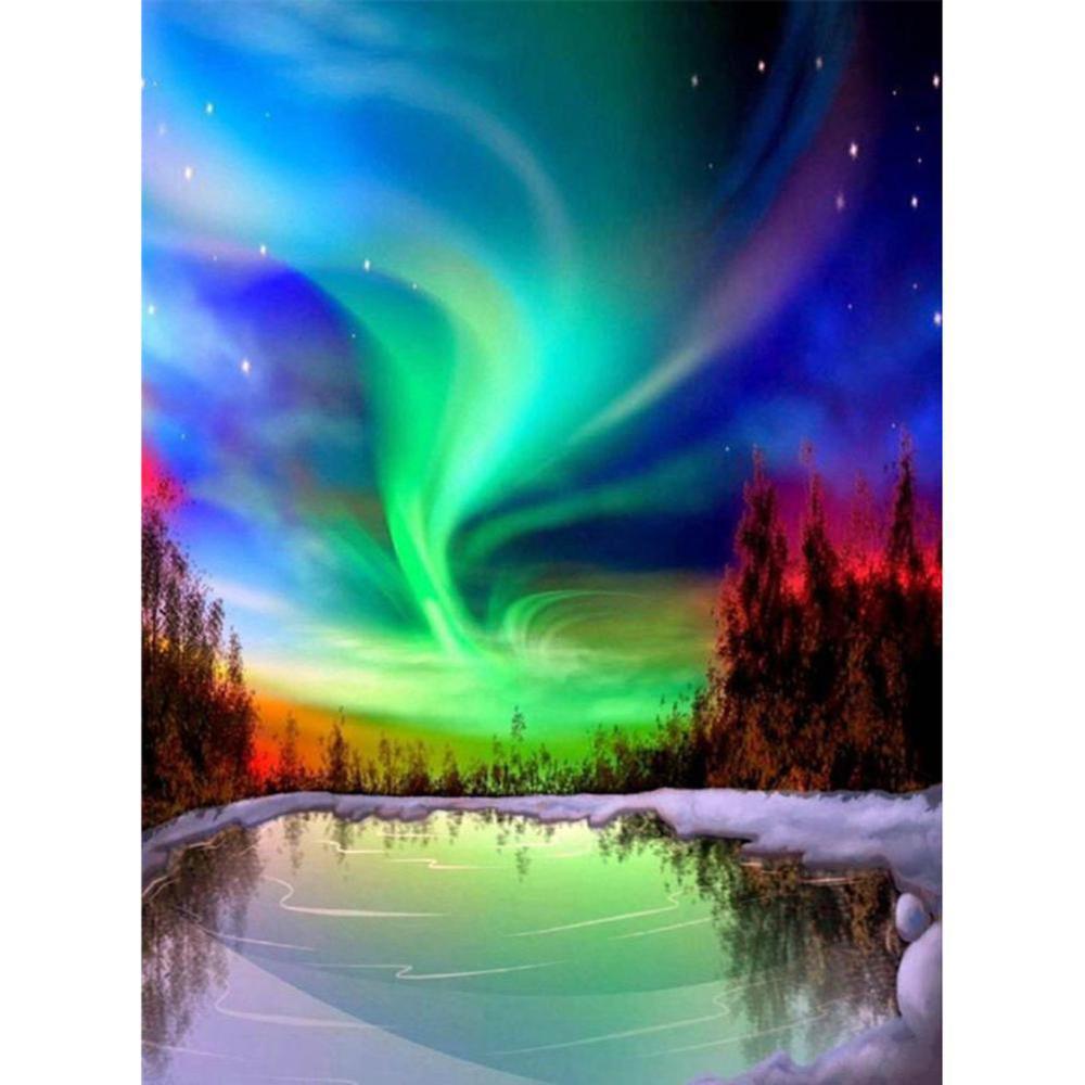 Aurora Free 5D Diamond Painting Kits MyCraftsGfit - Free 5D Diamond Painting mycraftsgift.com