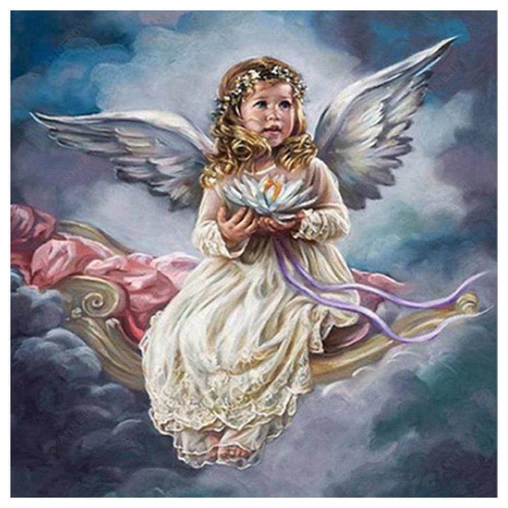 Free Baby Angel - MyCraftsGfit - Free 5D Diamond Painting