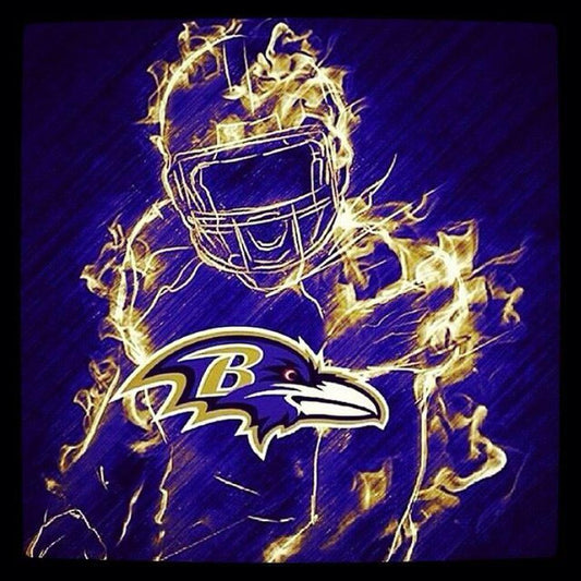 Free Baltimore Ravens - MyCraftsGfit - Free 5D Diamond Painting