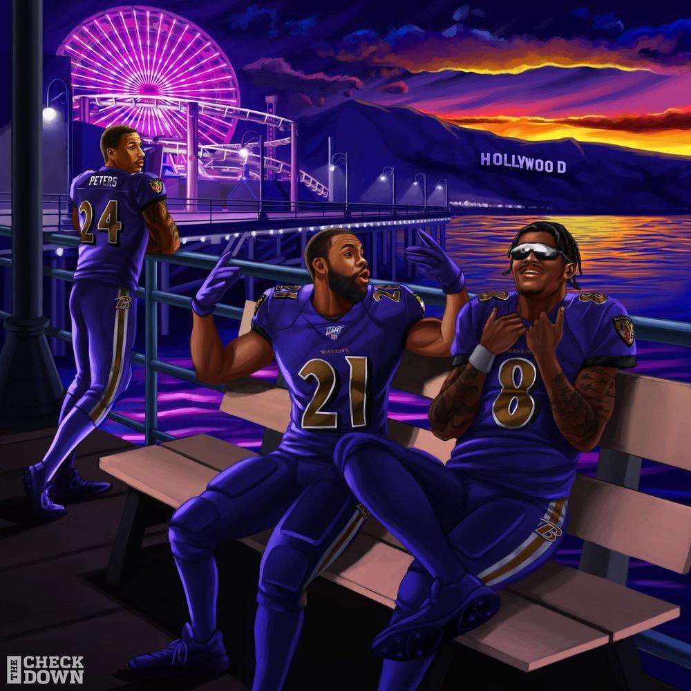 Free Baltimore Ravens - MyCraftsGfit - Free 5D Diamond Painting