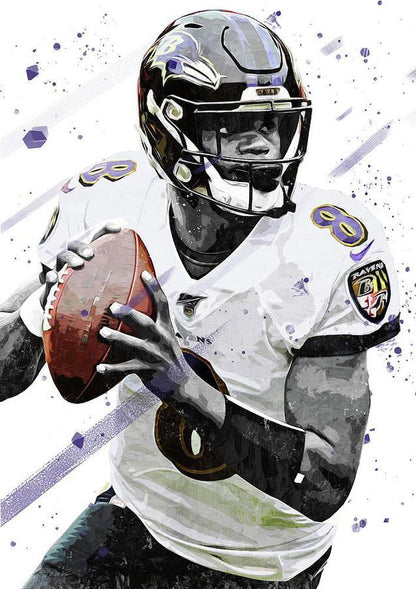 Baltimore Ravens 5D Diamond Painting Kits MyCraftsGfit - Free 5D Diamond Painting mycraftsgift.com