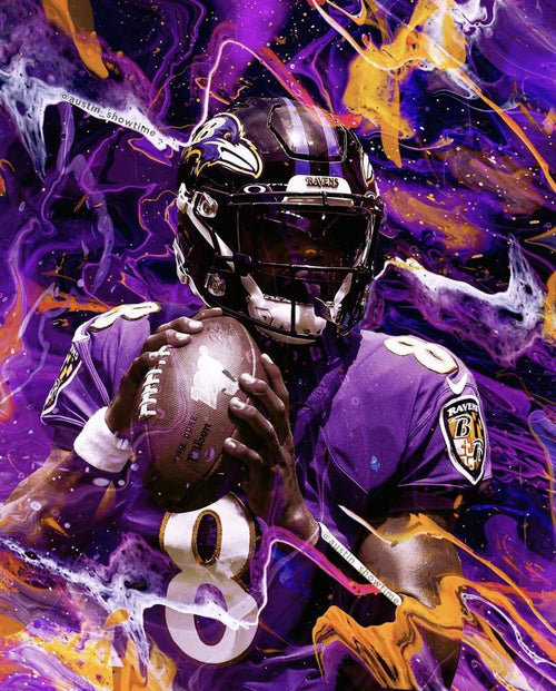 Baltimore Ravens 5D Diamond Painting Kits MyCraftsGfit - Free 5D Diamond Painting mycraftsgift.com