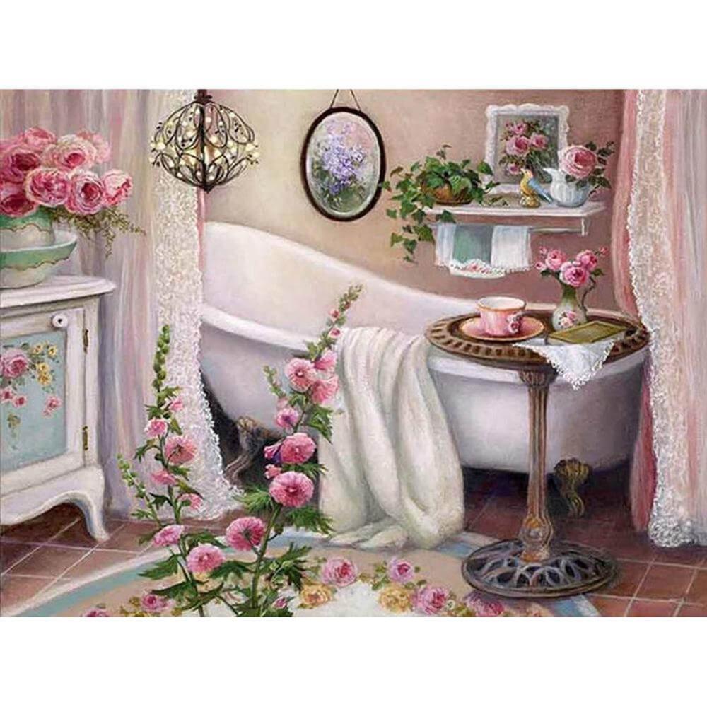 Free Bathtub - MyCraftsGfit - Free 5D Diamond Painting