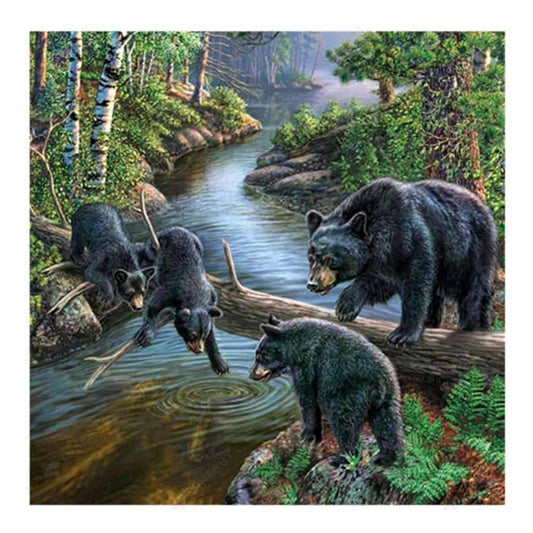 Bears - MyCraftsGfit - Free 5D Diamond Painting