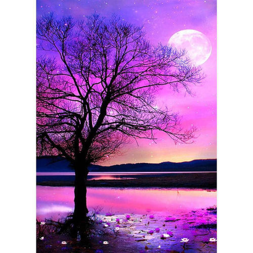 Free Beautiful Night - MyCraftsGfit - Free 5D Diamond Painting