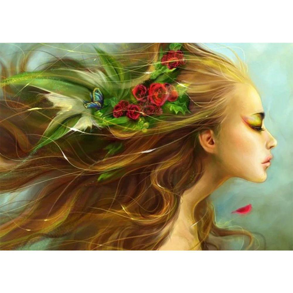 Free Beauty - MyCraftsGfit - Free 5D Diamond Painting