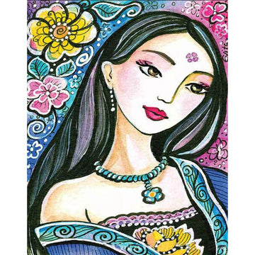 Beauty Woman Free 5D Diamond Painting Kits MyCraftsGfit - Free 5D Diamond Painting mycraftsgift.com
