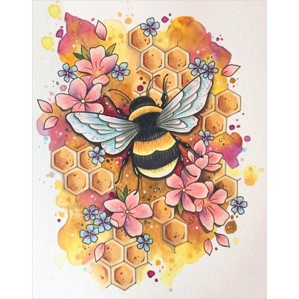 Free Bee - MyCraftsGfit - Free 5D Diamond Painting