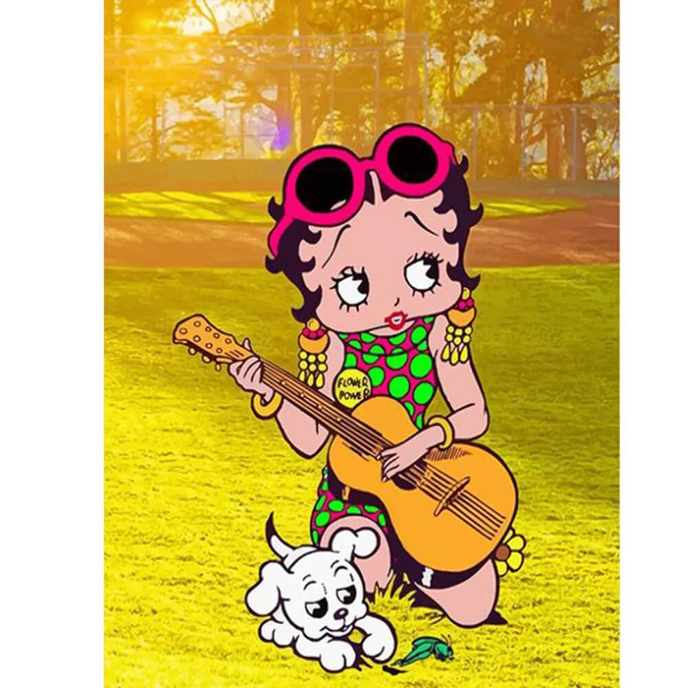 Free Betty Girl - MyCraftsGfit - Free 5D Diamond Painting