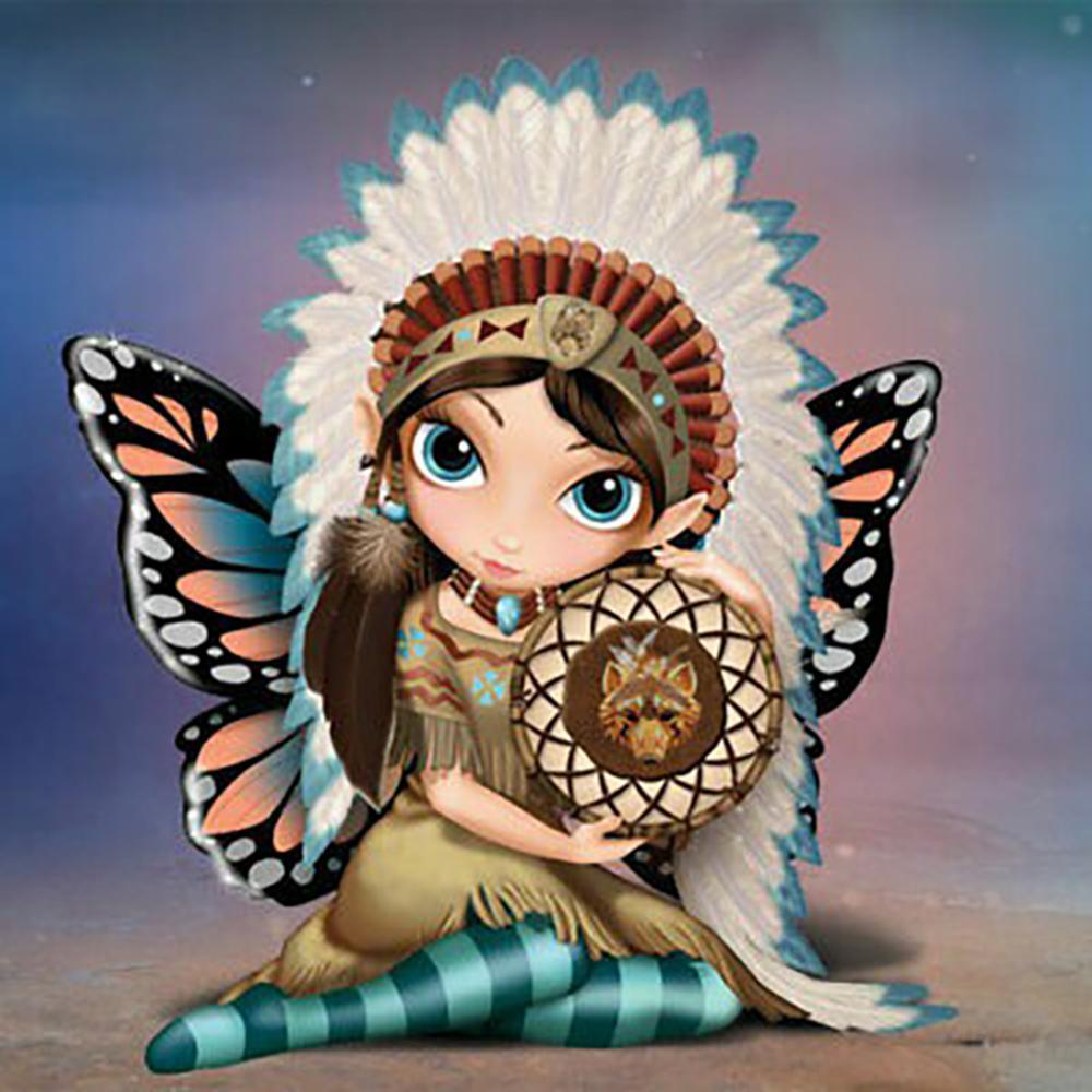 Free Big Eye Doll - MyCraftsGfit - Free 5D Diamond Painting