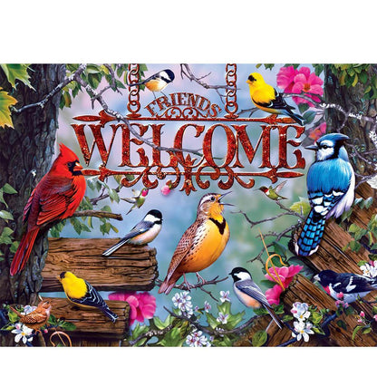 Birds Letters Free 5D Diamond Painting Kits MyCraftsGfit - Free 5D Diamond Painting mycraftsgift.com