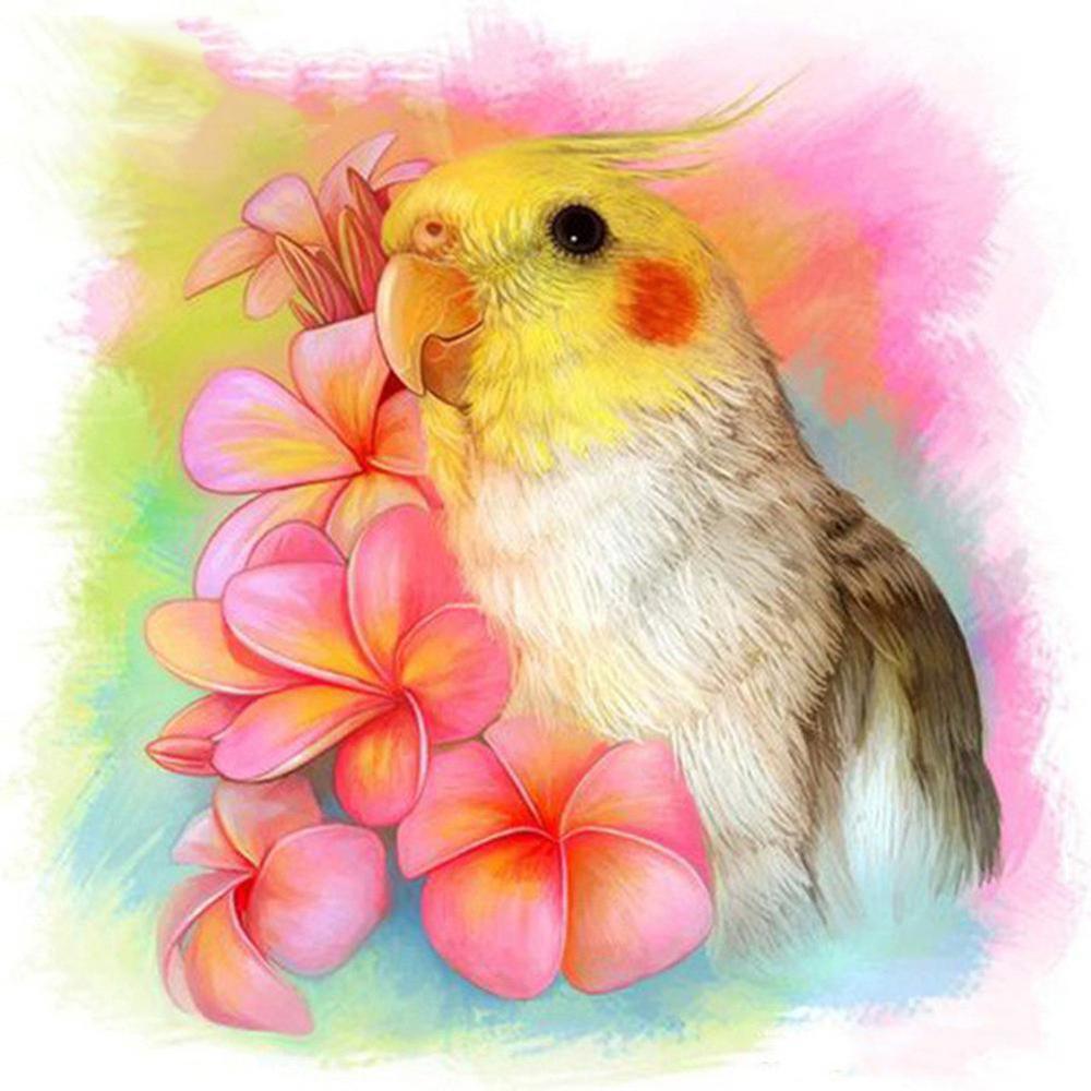 Free Birds and Flowers - MyCraftsGfit - Free 5D Diamond Painting