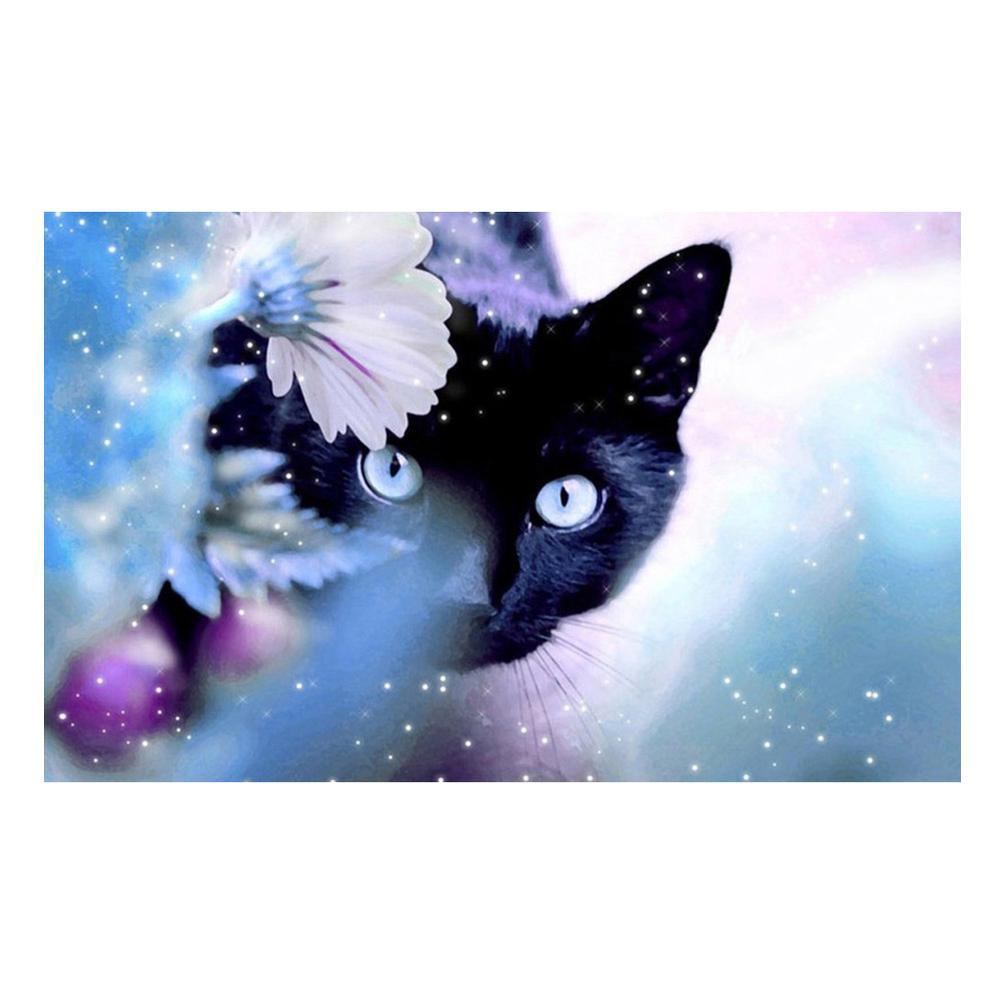 Black Cat Free 5D Diamond Painting Kits MyCraftsGfit - Free 5D Diamond Painting mycraftsgift.com