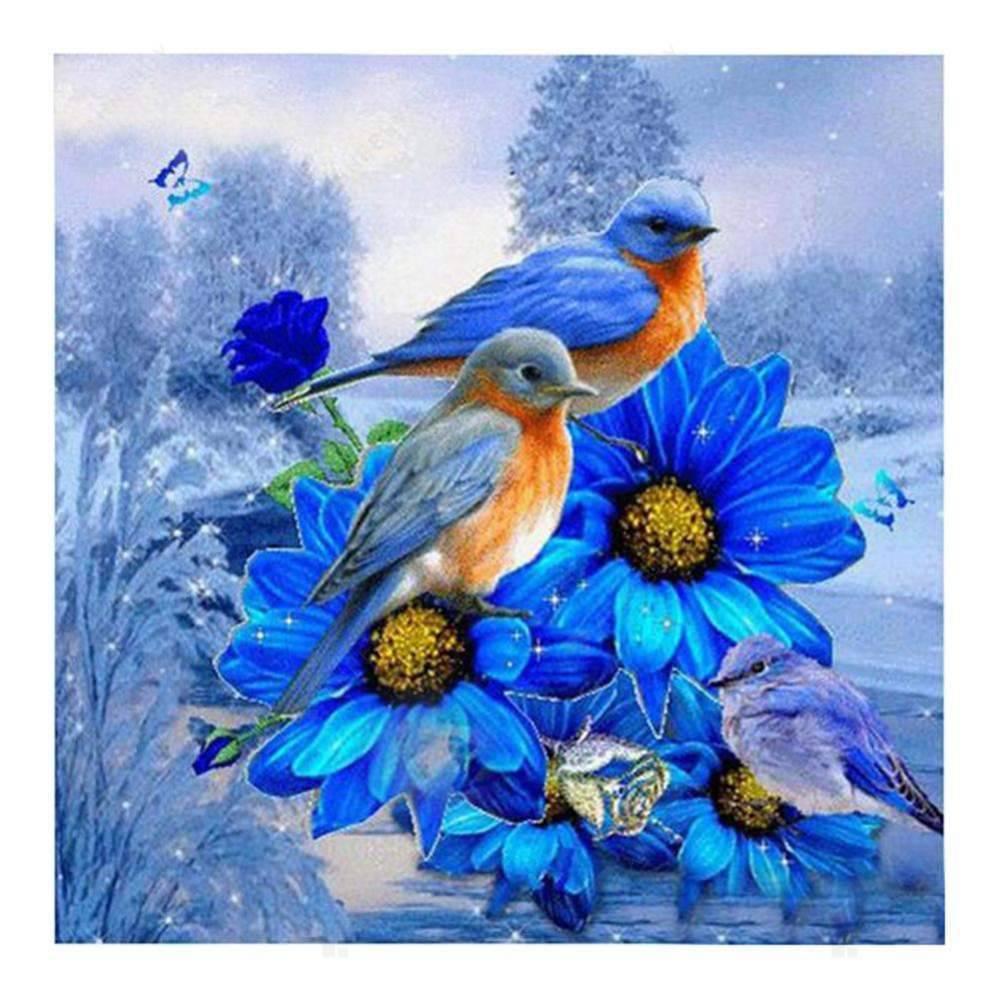 Free Blue Bird - MyCraftsGfit - Free 5D Diamond Painting