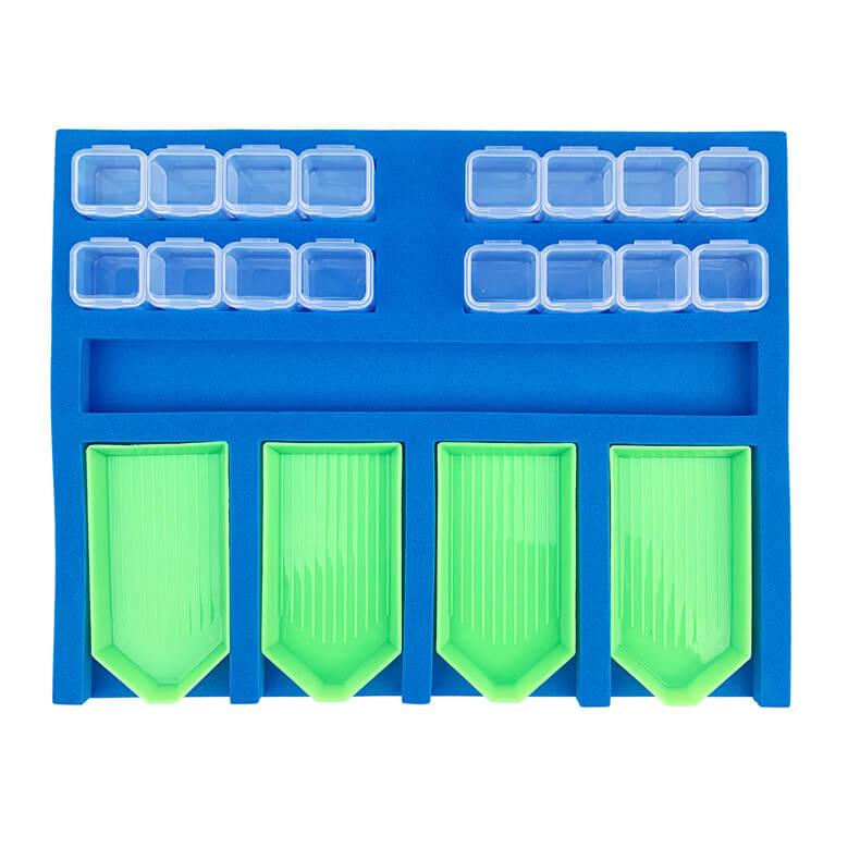 Free Blue Foam Drill Tray Organizer - MyCraftsGfit - Free 5D Diamond Painting