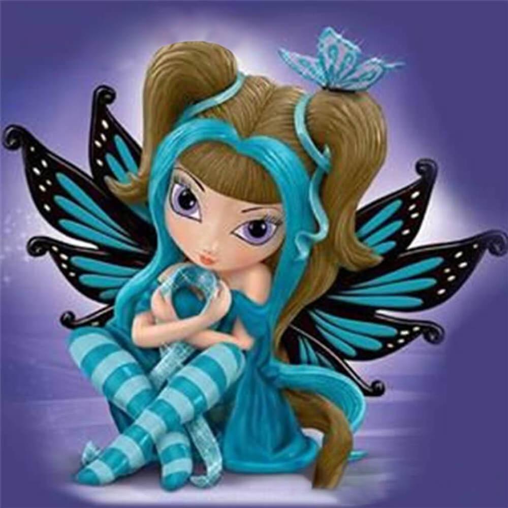 Butterfly Fairy Free 5D Diamond Painting Kits MyCraftsGfit - Free 5D Diamond Painting mycraftsgift.com