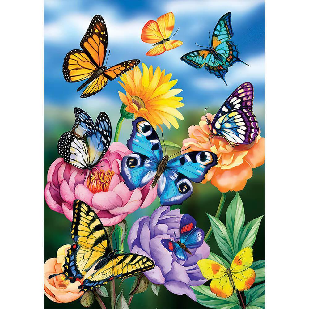Butterfly Flower Free 5D Diamond Painting Kits MyCraftsGfit - Free 5D Diamond Painting mycraftsgift.com