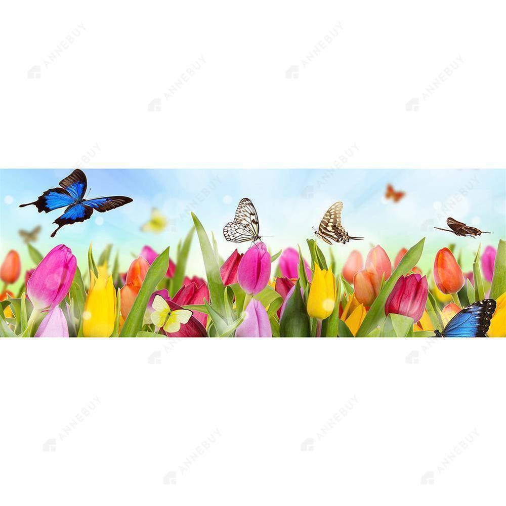Butterfly Flower - MyCraftsGfit - Free 5D Diamond Painting
