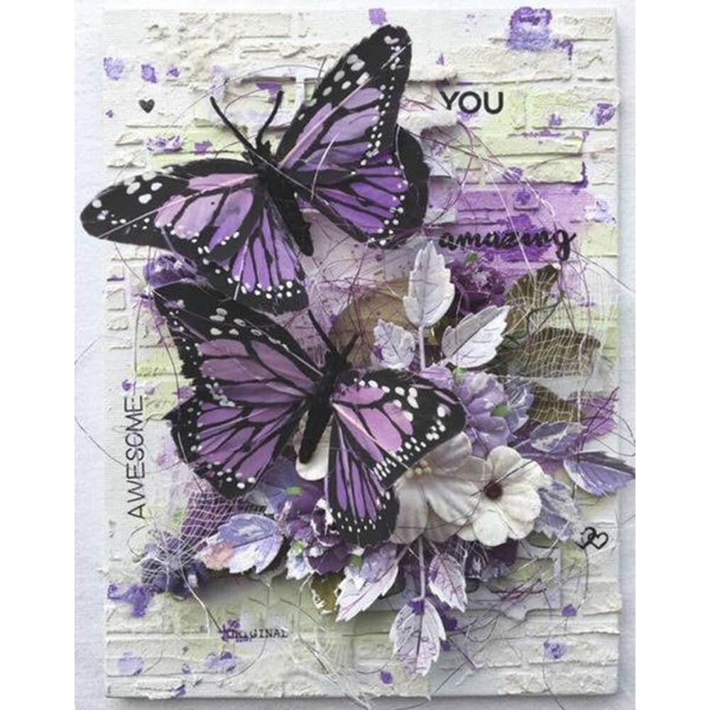 Free Butterfly - MyCraftsGfit - Free 5D Diamond Painting