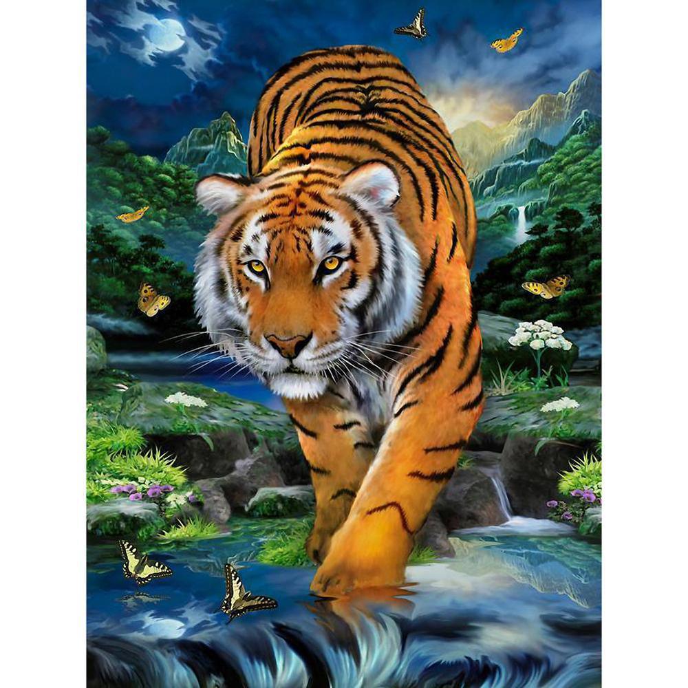 Butterfly Tiger - MyCraftsGfit - Free 5D Diamond Painting