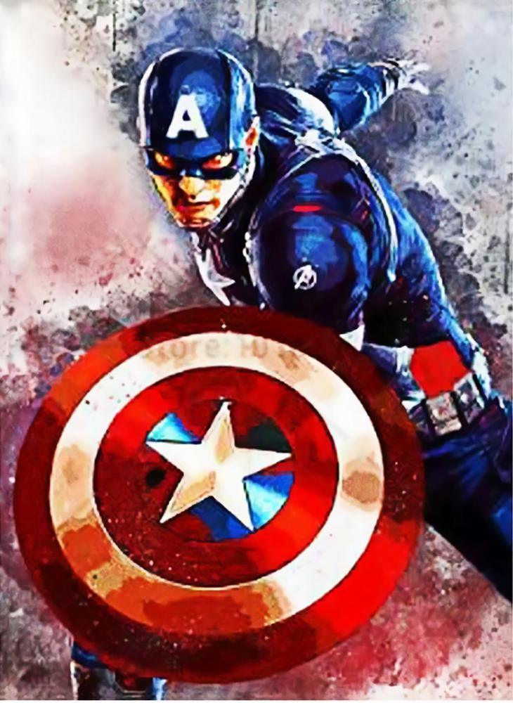 Free Captain America - MyCraftsGfit - Free 5D Diamond Painting