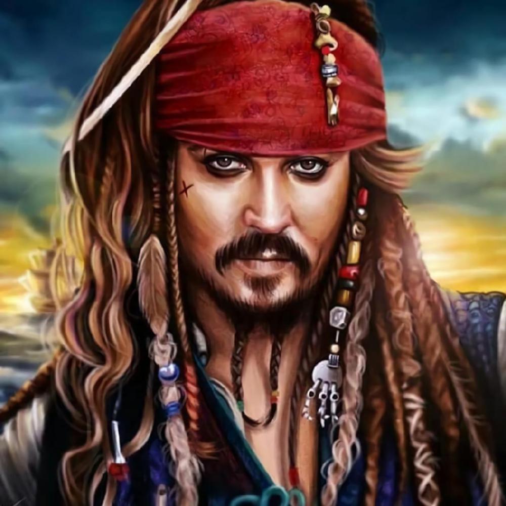 Free Captain Jack - MyCraftsGfit - Free 5D Diamond Painting