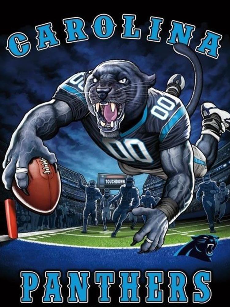 Carolina Panthers 5D Diamond Painting Kits MyCraftsGfit - Free 5D Diamond Painting mycraftsgift.com