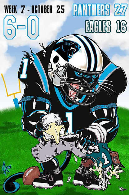 Carolina Panthers 5D Diamond Painting Kits MyCraftsGfit - Free 5D Diamond Painting mycraftsgift.com