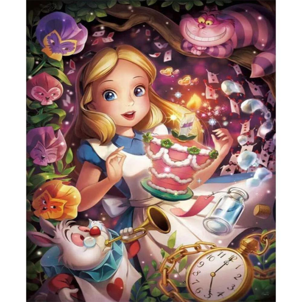 Free Cartoon Alice - MyCraftsGfit - Free 5D Diamond Painting