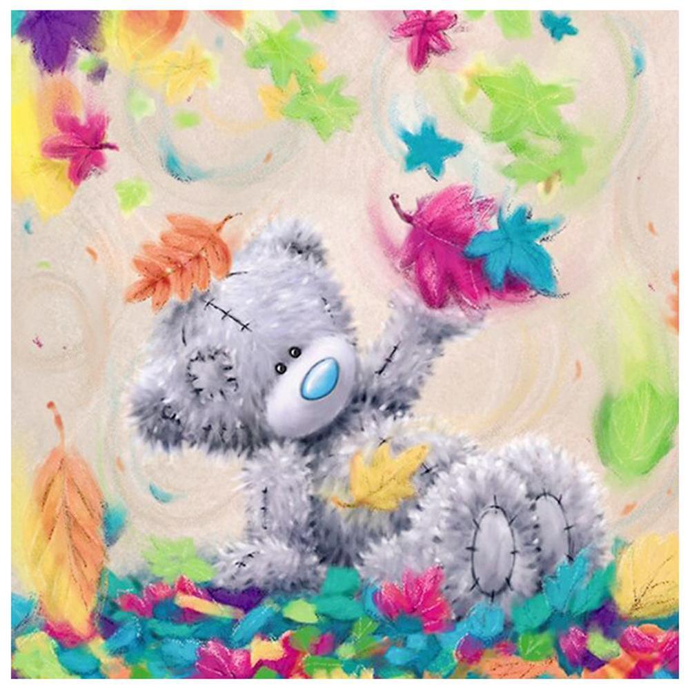 Free Cartoon Bear - MyCraftsGfit - Free 5D Diamond Painting