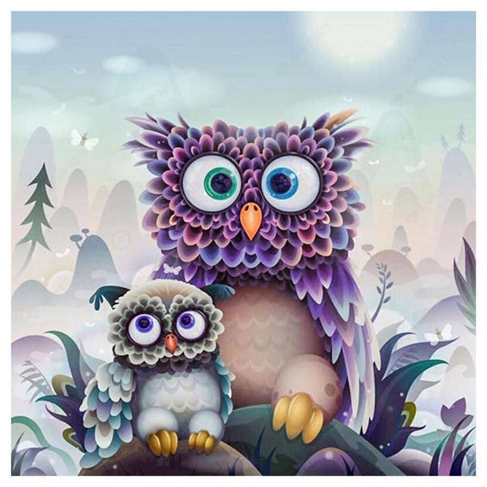 Free Cartoon Birds - MyCraftsGfit - Free 5D Diamond Painting