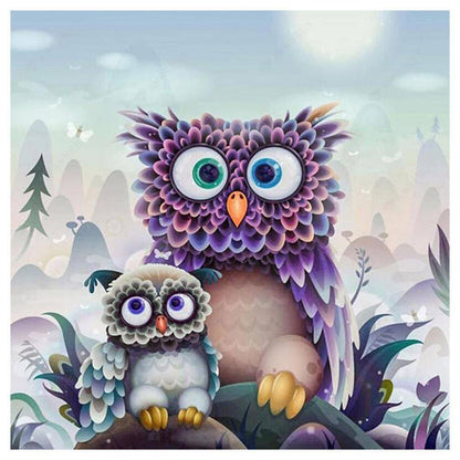 Free Cartoon Birds - MyCraftsGfit - Free 5D Diamond Painting