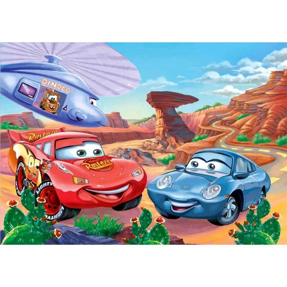 Free Cartoon Cars - MyCraftsGfit - Free 5D Diamond Painting