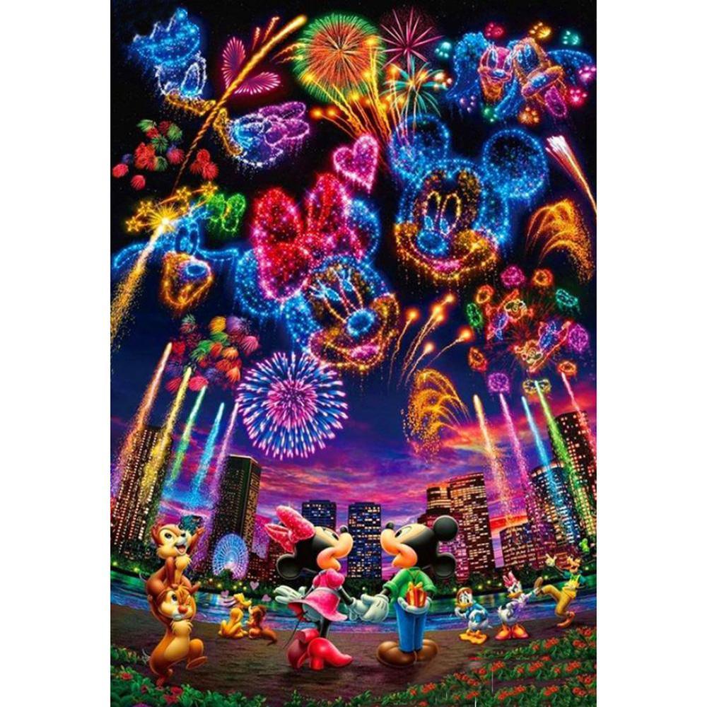 Free Cartoon Character Fireworks - MyCraftsGfit - Free 5D Diamond Painting