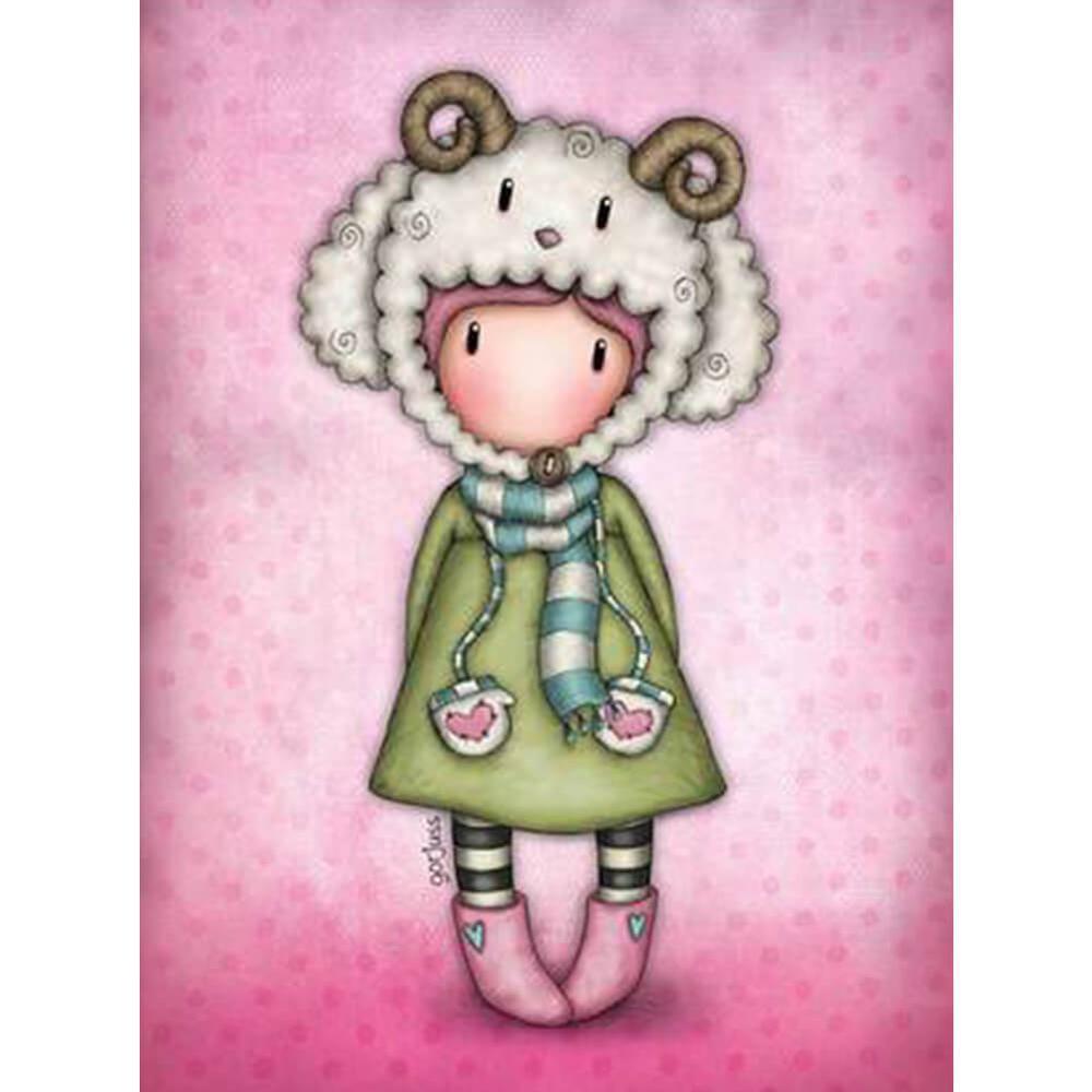 Free Cartoon Doll - MyCraftsGfit - Free 5D Diamond Painting