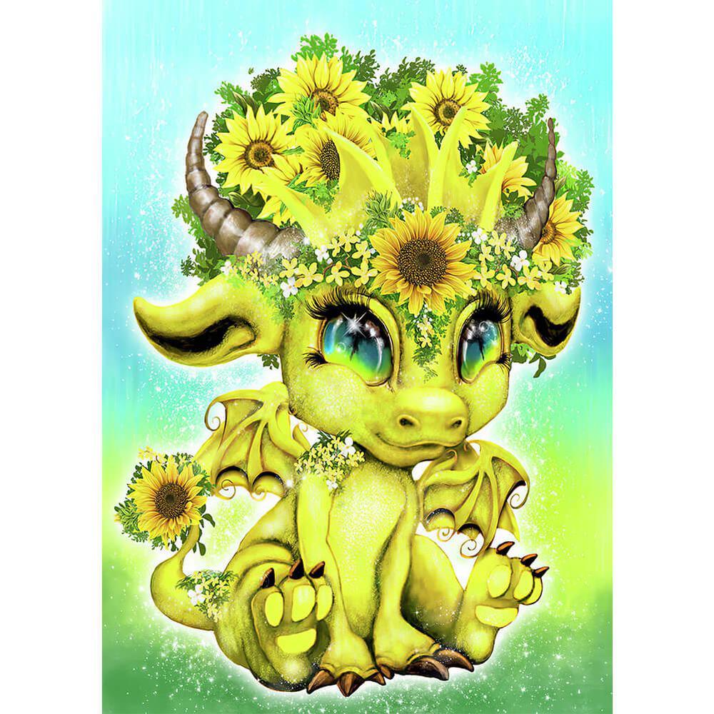 Free Cartoon Dragon - MyCraftsGfit - Free 5D Diamond Painting