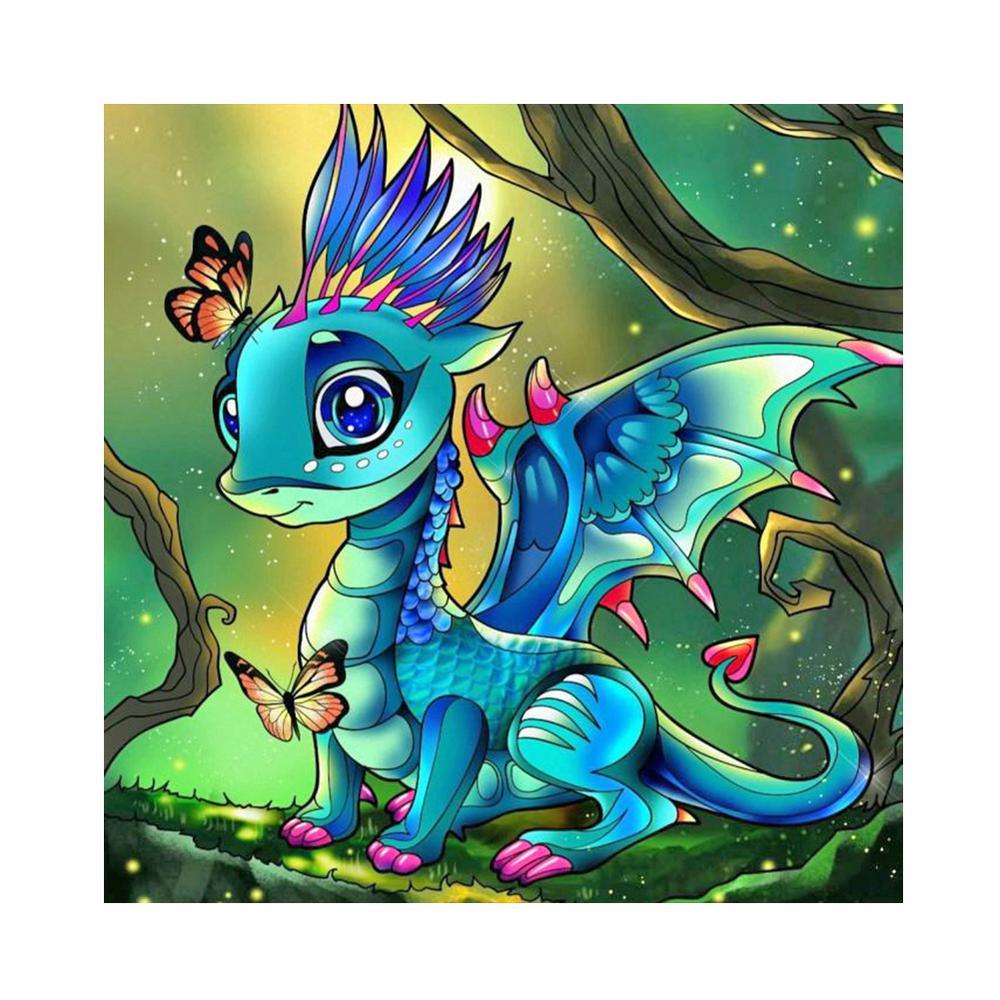 Free Cartoon Dragon - MyCraftsGfit - Free 5D Diamond Painting