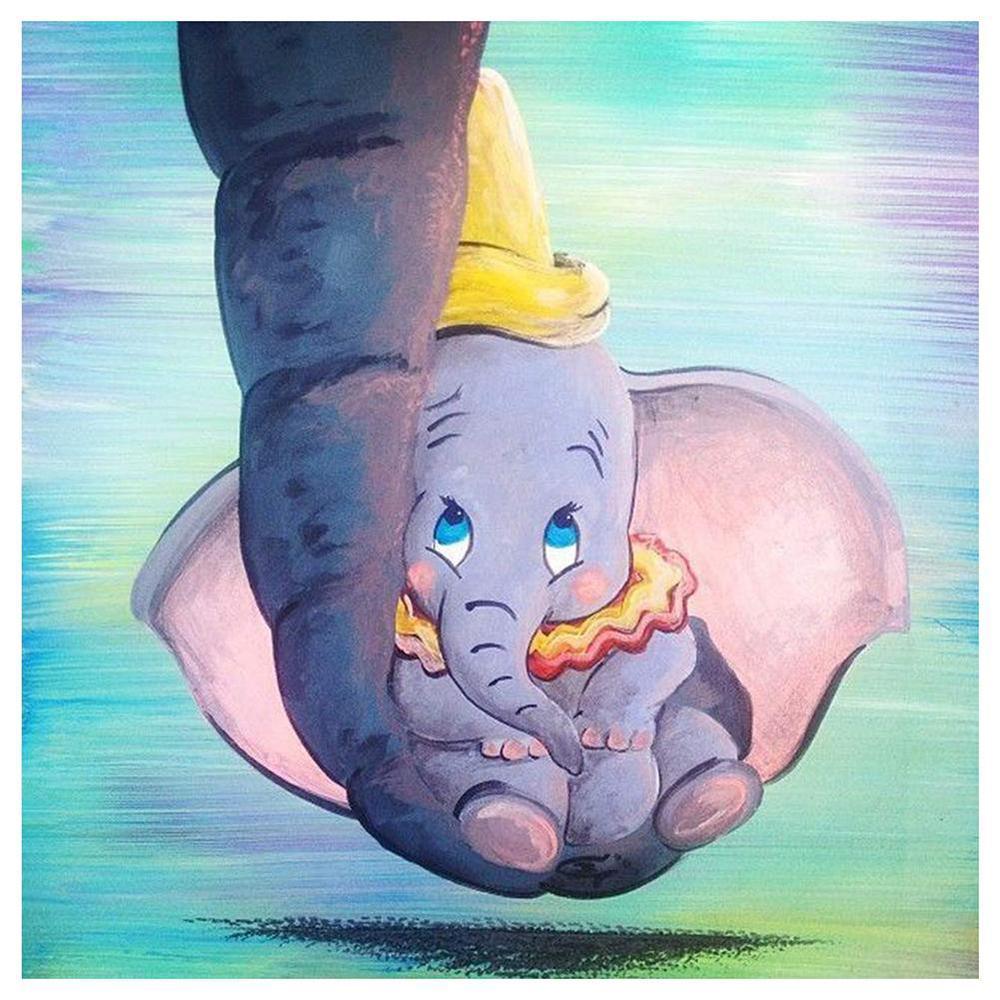 Free Cartoon Elephant - MyCraftsGfit - Free 5D Diamond Painting