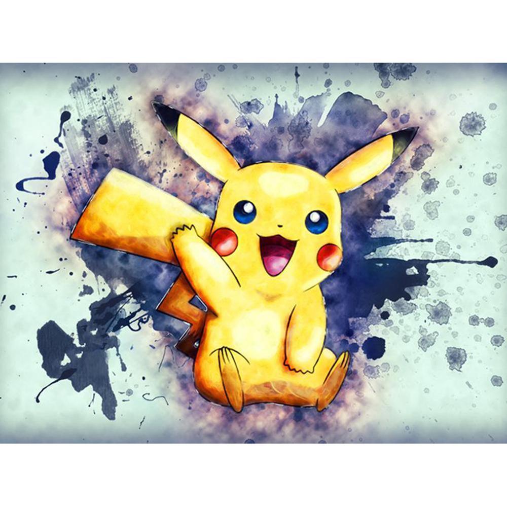 Free Cartoon Pikachu - MyCraftsGfit - Free 5D Diamond Painting