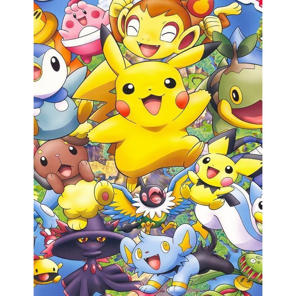 Free Cartoon Pikachu - MyCraftsGfit - Free 5D Diamond Painting