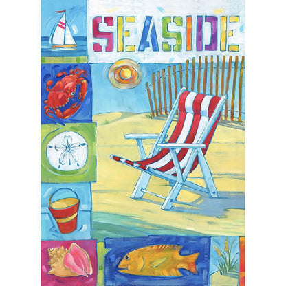 Free Cartoon Seaside - MyCraftsGfit - Free 5D Diamond Painting