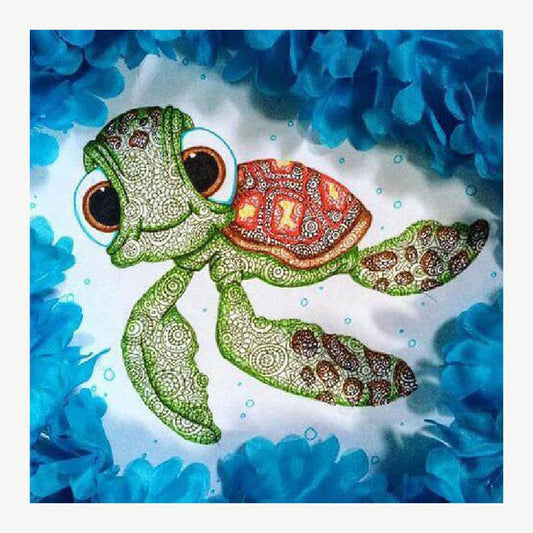 Free Cartoon Tortoise - MyCraftsGfit - Free 5D Diamond Painting